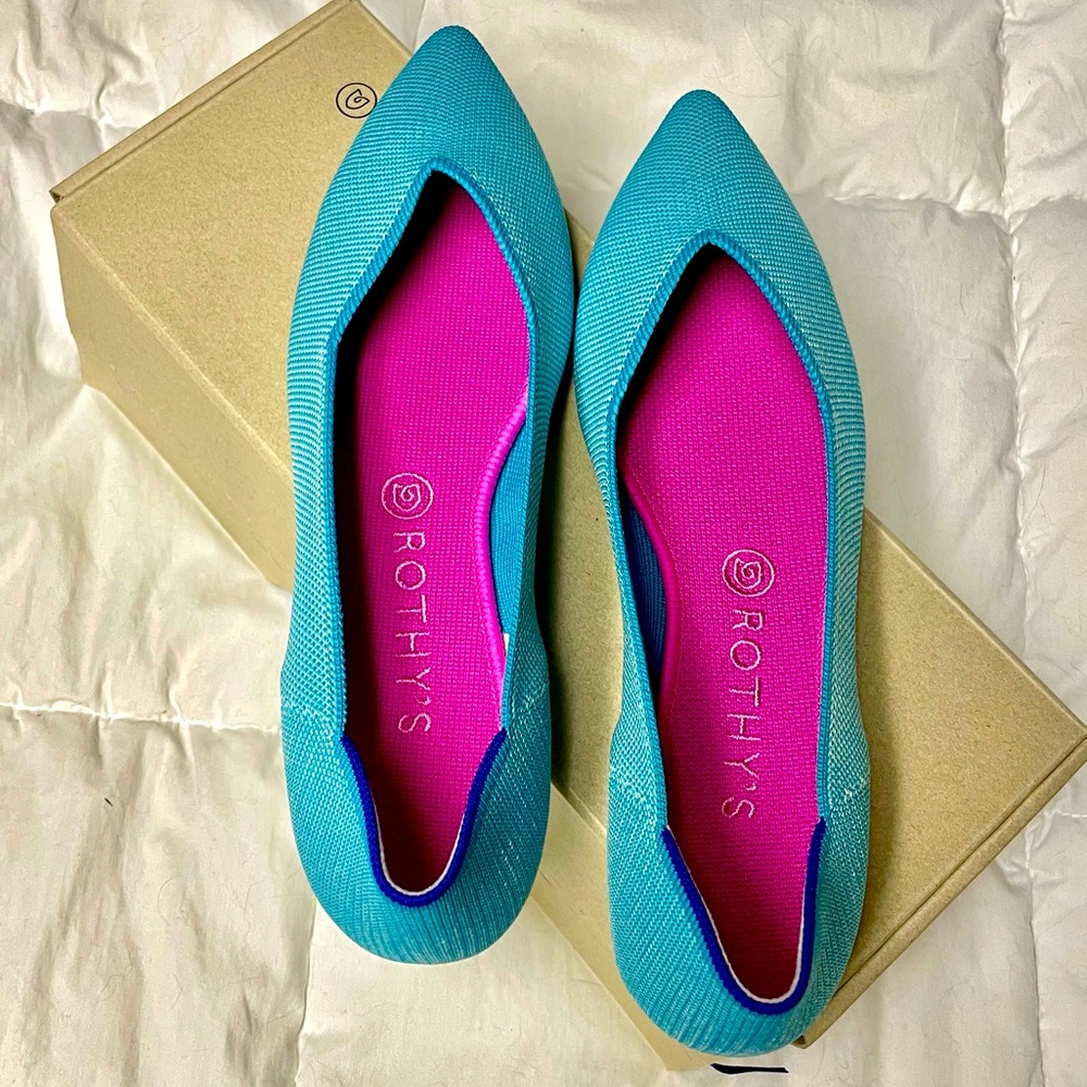 Rothy’s The Point in Island Blue